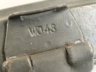 Deckel für ein Kochgeschirr der Wehrmacht. Originallack. WJ43