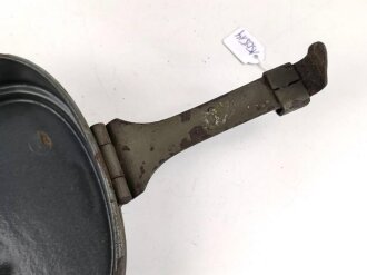 Deckel für ein Kochgeschirr der Wehrmacht. Originallack