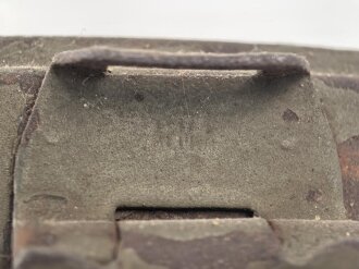 Deckel für ein Kochgeschirr der Wehrmacht. Originallack