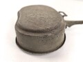 Deckel für ein Kochgeschirr der Wehrmacht. Originallack
