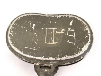 Deckel für ein Kochgeschirr der Wehrmacht. Originallack. AEMA44
