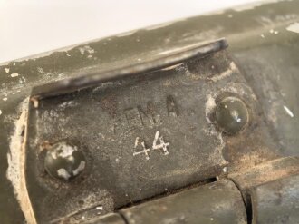 Deckel für ein Kochgeschirr der Wehrmacht. Originallack. AEMA44
