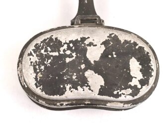 Deckel für ein Kochgeschirr der Wehrmacht. Originallack. RFI39
