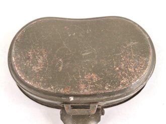 Deckel für ein Kochgeschirr der Wehrmacht. Originallack. WJ43