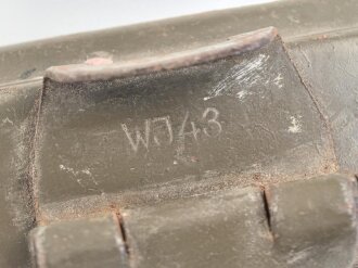 Deckel für ein Kochgeschirr der Wehrmacht. Originallack. WJ43