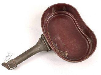 Deckel für ein Kochgeschirr der Wehrmacht. Originallack. WJ43