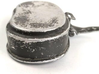 Deckel für ein Kochgeschirr der Wehrmacht. Originallack. C & CW39