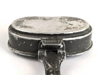 Deckel für ein Kochgeschirr der Wehrmacht. Originallack. C & CW39