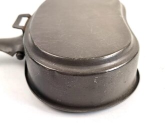 Deckel für ein Kochgeschirr der Wehrmacht. Originallack. WJ43