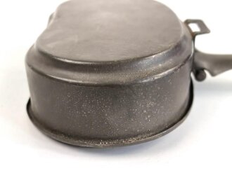 Deckel für ein Kochgeschirr der Wehrmacht. Originallack. WJ43
