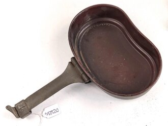 Deckel für ein Kochgeschirr der Wehrmacht. Originallack. WJ43