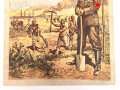 Gedenkblatt des Reichsarbeitsdienstes. Maße 32,5 x 43cm. Die Kanten beschädigt