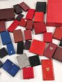 Konvolut Etuis für Orden und Ehrenzeichen aller Art, aus Sammlungsauflösungen. Insgesamt 40 Teile