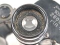 Dienstglas 10 x 50 Wehrmacht. Hersteller rln. Klare Durchsicht, Strichplatte deutlich. Guter Gesamtzustand
