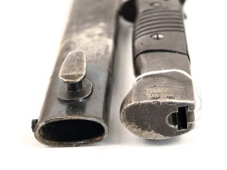 Seitengewehr Modell 84/98 für k98 der Wehrmacht. Nummerngleiches Stück von ddl 1940