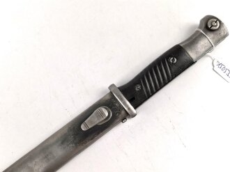 Seitengewehr Modell 84/98 für k98 der Wehrmacht. Nummerngleiches Stück von WKC 1939