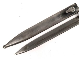 Seitengewehr Modell 84/98 für k98 der Wehrmacht. Nummerngleiches Stück von WKC 1939
