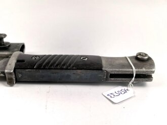 Seitengewehr Modell 84/98 für k98 der Wehrmacht. Nummerngleiches Stück von WKC 1939