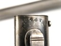 Seitengewehr Modell 84/98 für k98 der Wehrmacht. Nummerngleiches Stück von WKC 1939