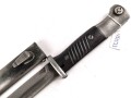 Seitengewehr Modell 84/98 für k98 der Wehrmacht. Nummerngleiches Stück von WKC 1939