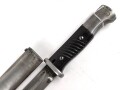 Seitengewehr Modell 84/98 für k98 der Wehrmacht. Nummerngleiches Stück von WKC 1939