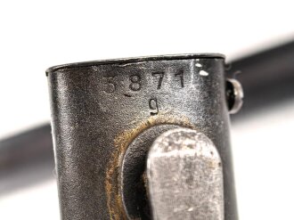 Seitengewehr Modell 84/98 für k98 der Wehrmacht. Nummerngleiches Stück von cof42
