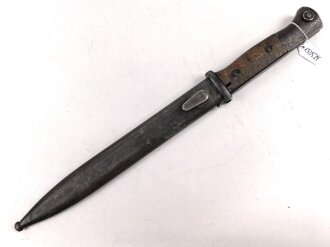 Seitengewehr Modell 84/98 für k98 der Wehrmacht. Nummerngleiches Stück von cof42