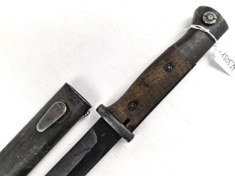 Seitengewehr Modell 84/98 für k98 der Wehrmacht. Nummerngleiches Stück von cof42