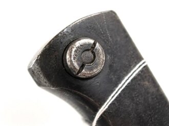 Seitengewehr Modell 84/98 für k98 der Wehrmacht. Nummerngleiches Stück von E.u.F.Höster 1940. Die Scheide alt überlackiert