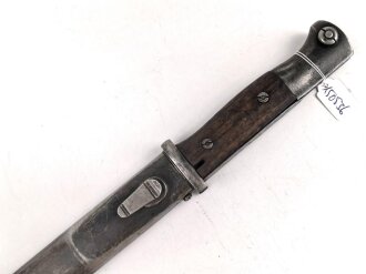 Seitengewehr Modell 84/98 für k98 der Wehrmacht. Nummerngleiches Stück von S 178 k