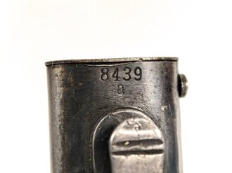 Seitengewehr Modell 84/98 für k98 der Wehrmacht. Nummerngleiches Stück von S 178 k