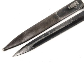 Seitengewehr Modell 84/98 für k98 der Wehrmacht. Nummerngleiches Stück von S 178 k
