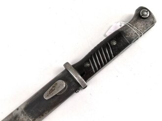 Seitengewehr Modell 84/98 für k98 der Wehrmacht. Nummerngleiches Stück von 41cul