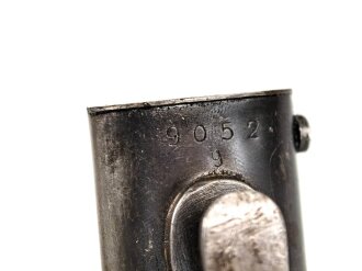Seitengewehr Modell 84/98 für k98 der Wehrmacht. Nummerngleiches Stück von 41cul
