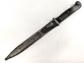 Seitengewehr Modell 84/98 für k98 der Wehrmacht. Nummerngleiches Stück von 41cul
