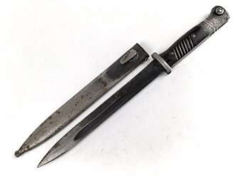 Seitengewehr Modell 84/98 für k98 der Wehrmacht. Nummerngleiches Stück von 41cul