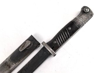 Seitengewehr Modell 84/98 für k98 der Wehrmacht. Nummerngleiches Stück von 41cul