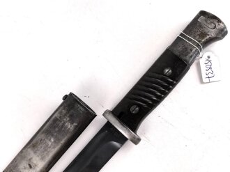 Seitengewehr Modell 84/98 für k98 der Wehrmacht. Nummerngleiches Stück von 41cul