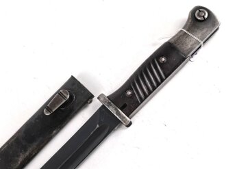 Seitengewehr Modell 84/98 für k98 der Wehrmacht. Nummerngleiches Stück von Dürkopp 1938