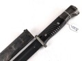 Seitengewehr Modell 84/98 für k98 der Wehrmacht. Nummerngleiches Stück von Dürkopp 1938