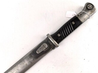 Seitengewehr Modell 84/98 für k98 der Wehrmacht. Nummerngleiches Stück von F.Herder 1939