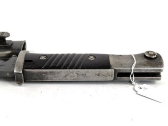 Seitengewehr Modell 84/98 für k98 der Wehrmacht. Nummerngleiches Stück von F.Herder 1939