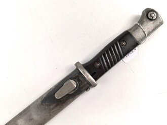 Seitengewehr Modell 84/98 für k98 der Wehrmacht. Nummerngleiches Stück von F.Herder 1940