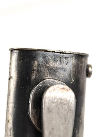 Seitengewehr Modell 84/98 für k98 der Wehrmacht. Nummerngleiches Stück von F.Herder 1940