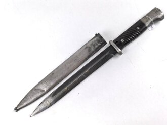Seitengewehr Modell 84/98 für k98 der Wehrmacht. Nummerngleiches Stück von F.Herder 1940