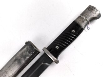 Seitengewehr Modell 84/98 für k98 der Wehrmacht. Nummerngleiches Stück von F.Herder 1940