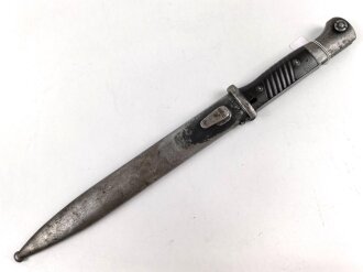 Seitengewehr Modell 84/98 für k98 der Wehrmacht. Nummerngleiches Stück von Berg & Co 1938