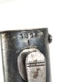 Seitengewehr Modell 84/98 für k98 der Wehrmacht. Nummerngleiches Stück von Berg & Co 1938