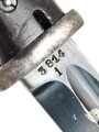 Seitengewehr Modell 84/98 für k98 der Wehrmacht. Nummerngleiches Stück von Berg & Co 1938