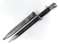Seitengewehr Modell 84/98 für k98 der Wehrmacht. Nummerngleiches Stück von Berg & Co 1938